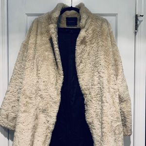 Faux fur winter coat by Scotch & Soda
